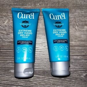 Curél Extreme Dry Hand Relief, Lotion, Dermatologist Recommended, 3 oz 2 Bottles